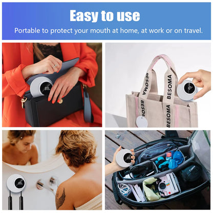 Smart Toothbrush Holder & Wall Mounted Toothbrush Holders, LED Automatic Sensing Toothbrush Cleaner for Home and Travel