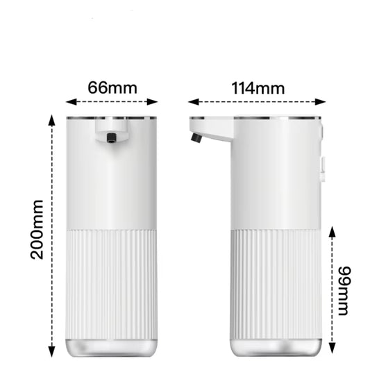 HQ Automatic Soap Dispenser Bathroom Accessories Automatic Liquid Soap Dispenser 360ML TYPE-C White 4 Level Foam Soap Dispenser